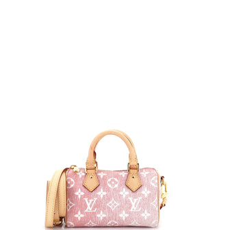 Louis Vuitton Speedy Bandouliere NM Bag Monogram Jacquard Denim Nano