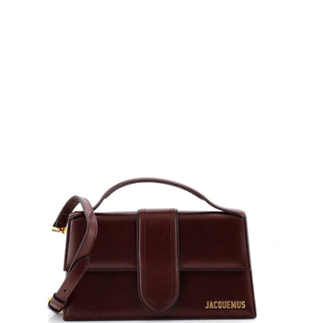 Jacquemus Le Bambino Top Handle Flap Bag Leather Long