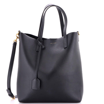Saint Laurent Shopper Tote Leather Toy