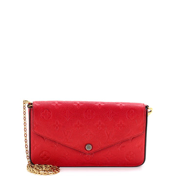 Louis Vuitton Felicie Pochette Monogram Empreinte Leather
