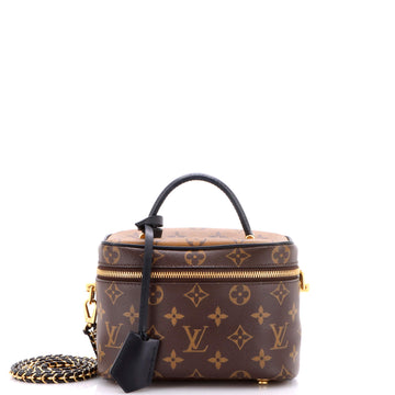 Louis Vuitton Vanity Handbag Reverse Monogram Canvas PM
