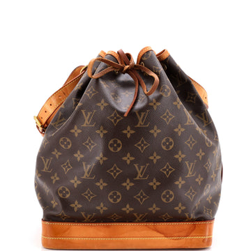 Louis Vuitton Noe Handbag Monogram Canvas Large
