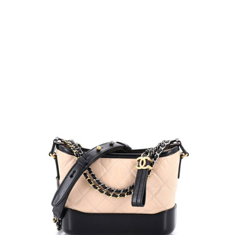 Chanel Gabrielle Hobo Quilted Aged Calfskin Small