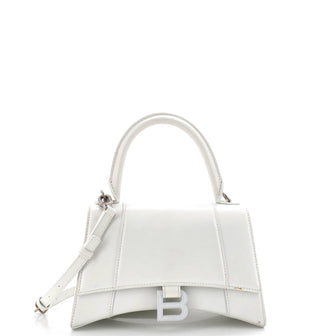 Balenciaga Hourglass Top Handle Bag Leather Small