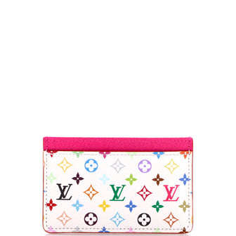 Louis Vuitton x Takashi Murakami Card Holder Monogram Multicolor with Leather