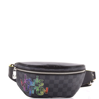 Louis Vuitton Campus Bumbag Limited Edition Interlinked Logo Damier Graphite