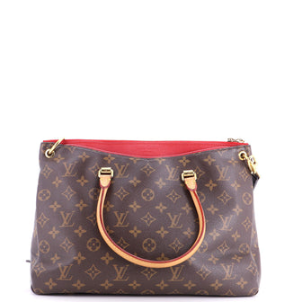 Louis Vuitton Pallas Tote Monogram Canvas with Leather