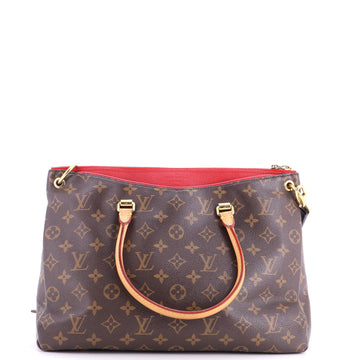Louis Vuitton Pallas Tote Monogram Canvas with Leather