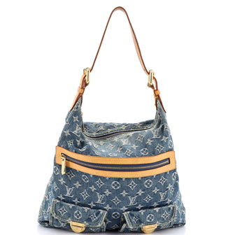 Louis Vuitton Baggy Handbag Denim GM