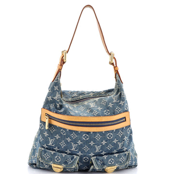 Louis Vuitton Baggy Handbag Denim GM