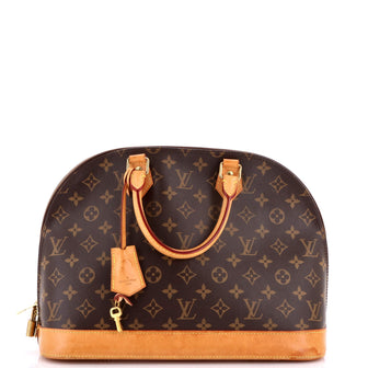 Louis Vuitton Alma Handbag Monogram Canvas MM