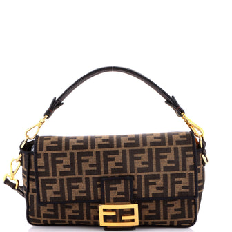 Fendi Baguette NM Bag Zucca Canvas Medium