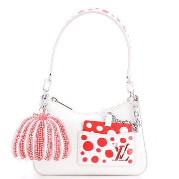 Louis Vuitton Marellini Handbag Epi Leather with Yayoi Kusama Infinity Dots Detail