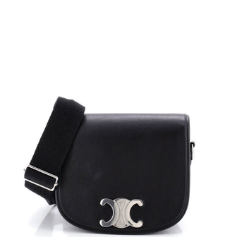 Celine Besace Triomphe Shoulder Bag Leather Medium