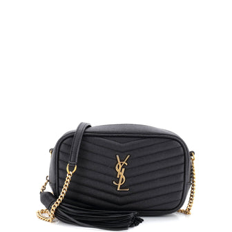 Saint Laurent Lou Camera Bag Matelasse Chevron Leather Mini