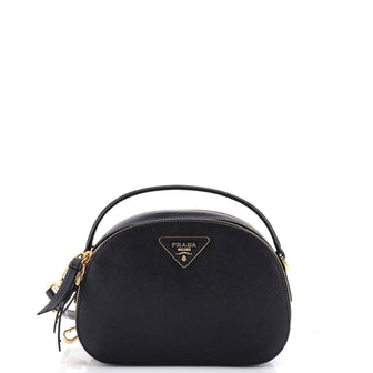 Prada Odette Top Handle Bag Saffiano Leather Small
