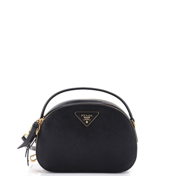 Prada Odette Top Handle Bag Saffiano Leather Small