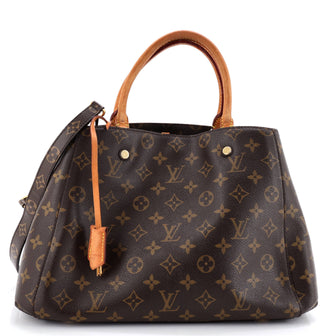 Louis Vuitton Montaigne Handbag Monogram Canvas MM