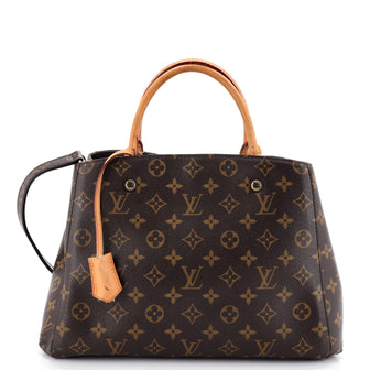 Louis Vuitton Montaigne Handbag Monogram Canvas MM