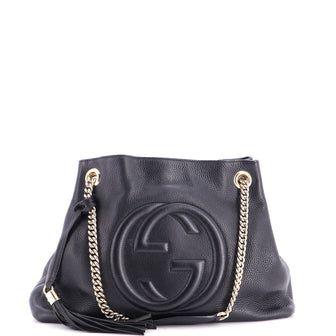 Gucci Soho Chain Strap Shoulder Bag Leather Medium