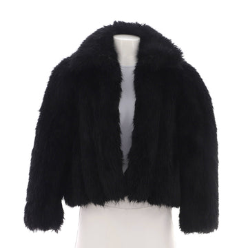 Balenciaga Women's Shrunk Jacket Faux Fur