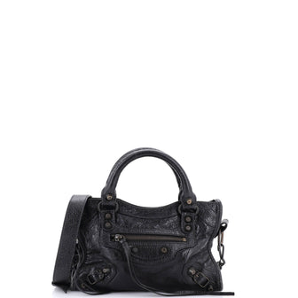 Balenciaga City Classic Studs Bag Leather Mini