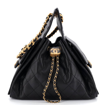 Chanel 25 Hobo Bag Quilted Caviar Small