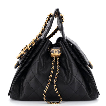 Chanel 25 Hobo Bag Quilted Caviar Small