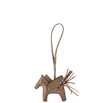 Hermes Monochrome Pegase Rodeo Bag Charm Leather PM