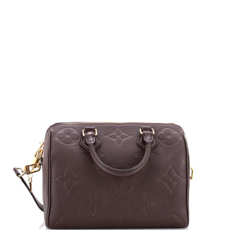 Louis Vuitton Speedy Bandouliere Bag Monogram Empreinte Giant 25