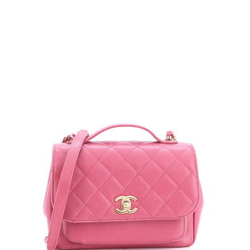 Chanel Business Affinity Flap Bag Quilted Caviar Small