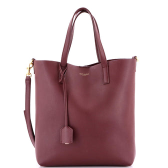 Saint Laurent Shopper Tote Leather Toy