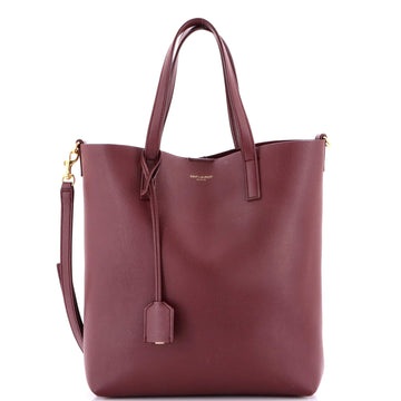 Saint Laurent Shopper Tote Leather Toy