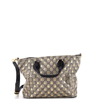 Gucci Convertible Soft Tote Printed GG Coated Canvas Small