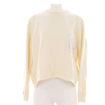Loewe Anagram Pocket Crewneck Sweater Cotton Blend