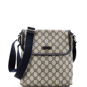 Gucci Flap Messenger GG Coated Canvas Small