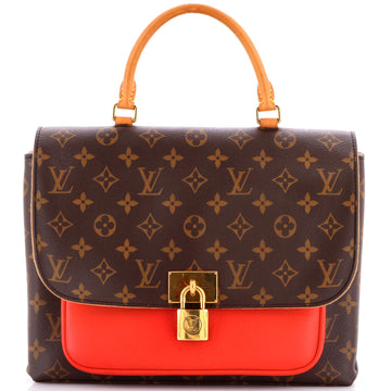 Louis Vuitton Marignan Handbag Monogram Canvas with Leather