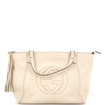 Gucci Soho Convertible Top Handle Bag Leather Small