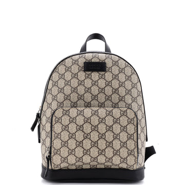 Gucci Zip Pocket Backpack GG Coated Canvas Small