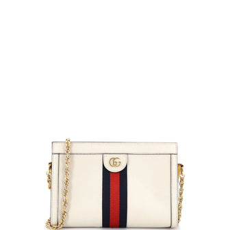 Gucci Ophidia Chain Shoulder Bag Leather Small