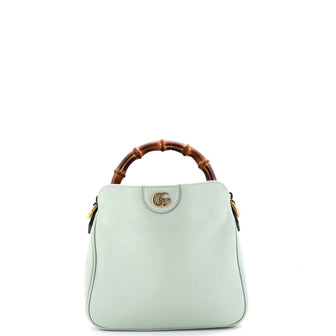 Gucci Diana NM Bamboo Shoulder Bag Leather Small