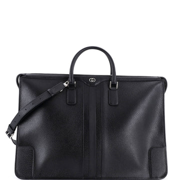 Gucci Interlocking G Convertible Briefcase Leather Large