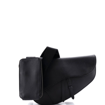 Christian Dior Saddle Crossbody Bag Leather