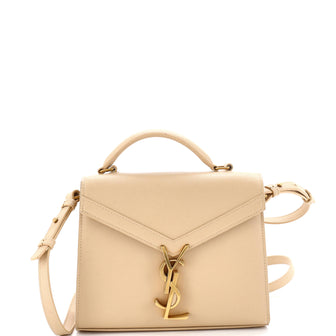 Saint Laurent Cassandra Top Handle Bag Leather Mini