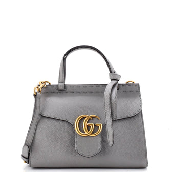 Gucci GG Marmont Top Handle Bag Leather Mini