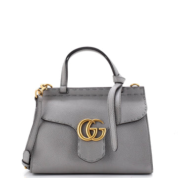 Gucci GG Marmont Top Handle Bag Leather Mini