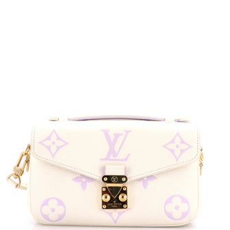 Louis Vuitton Pochette Metis Bicolor Monogram Empreinte Giant East West
