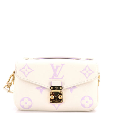 Louis Vuitton Pochette Metis Bicolor Monogram Empreinte Giant East West