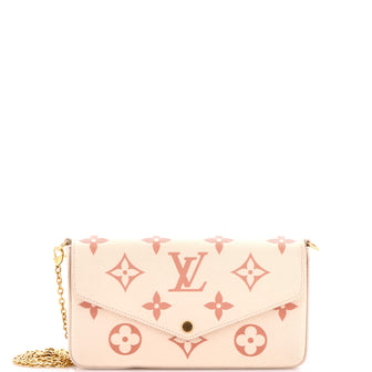 Louis Vuitton Felicie Pochette Bicolor Monogram Empreinte Giant