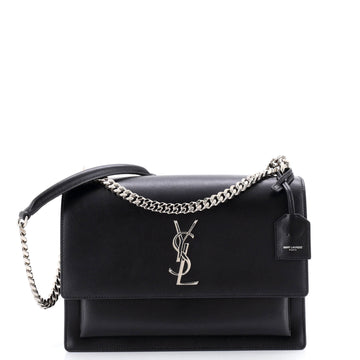 Saint Laurent Sunset Crossbody Bag Leather Medium